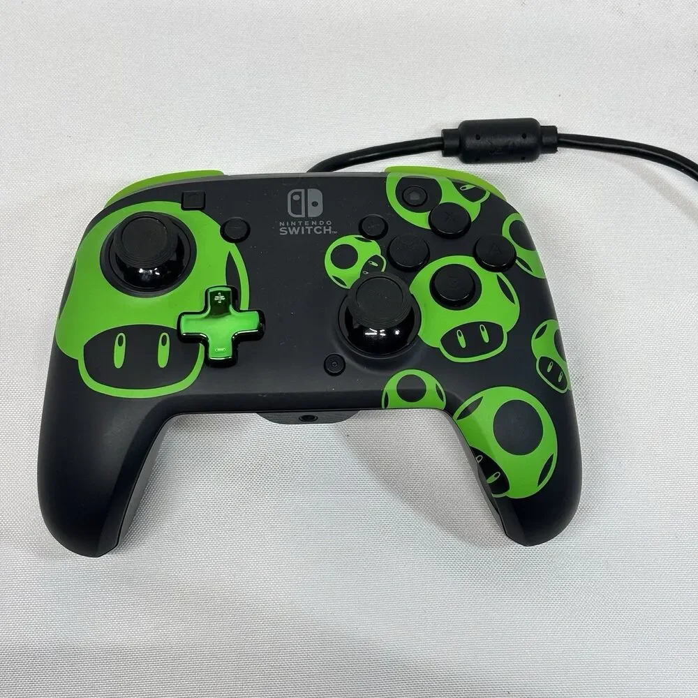 PDP Rematch Wired Gaming Controller for Nintendo Switch Glow in Dark - Tested